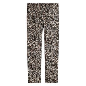 J Crew Leopard Print Winnie Pant Chinos Stretch Cotton Women’s Size 2 NWOT